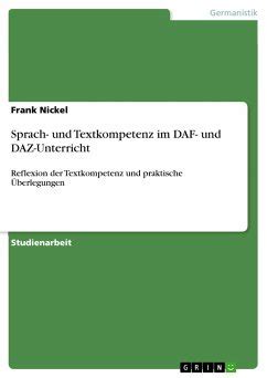 sprach textkompetenz daf daz unterricht german Kindle Editon