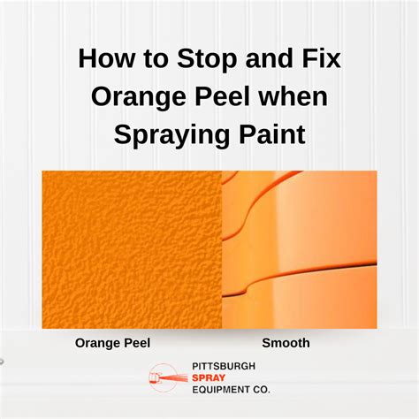 spray paint problems orange peel PDF