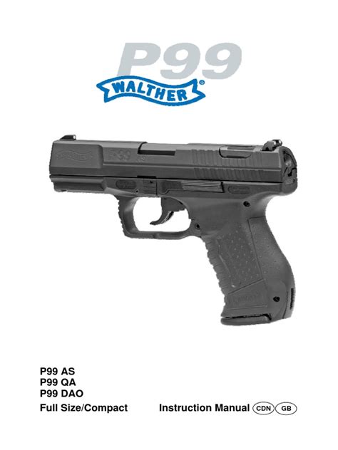 spring gun p99 manual Kindle Editon