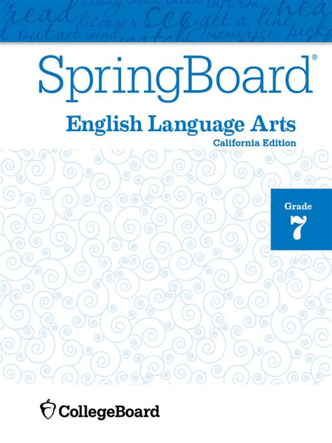 springboard 7th grade language arts Epub