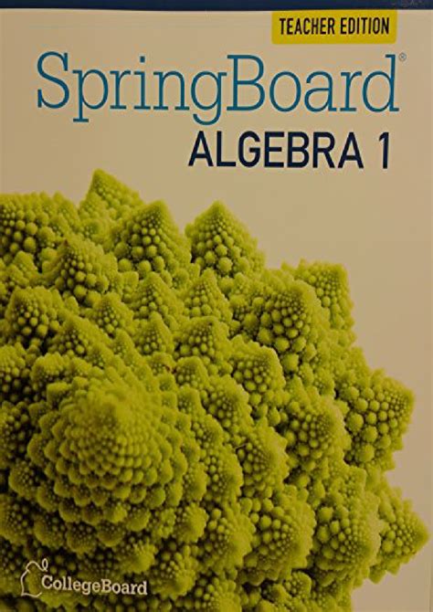 springboard algebra 1 book Doc