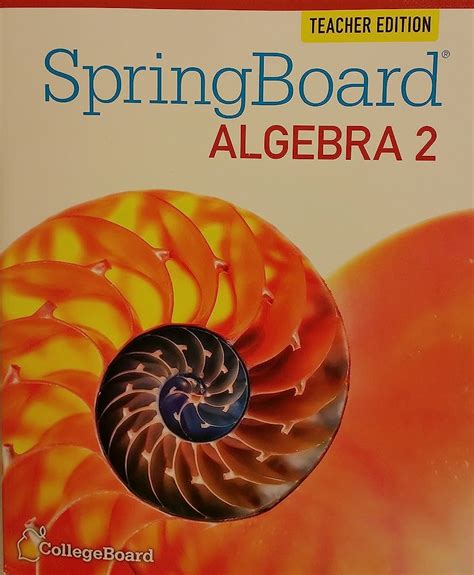 springboard algebra 2 unit 4 answer key PDF