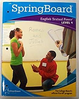 springboard english textual power level 4 teacher39s edition Epub