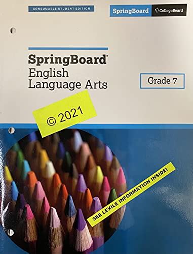 springboard language arts 7th grade PDF
