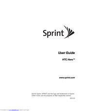 sprint htc hero user guide Doc
