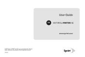 sprint motorola photon user guide Doc