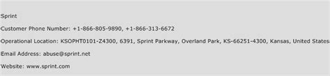 sprint prepaid customer service number PDF