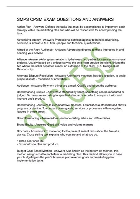 spsm exam questions and answers Kindle Editon