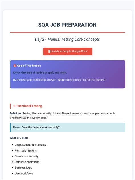 sqa manual testing pdf Doc
