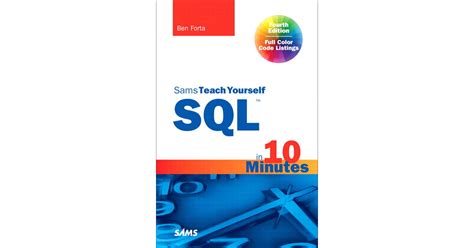 sql in 10 minutes sams teach yourself 4th edition Kindle Editon