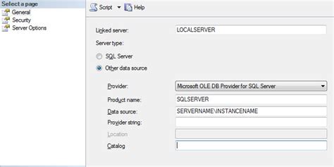 Sql Server Self Linked Server Add Al Catalogs