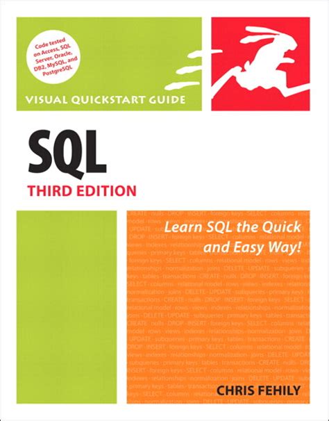 sql visual quickstart guide 3rd edition PDF