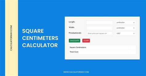 square cm calculator