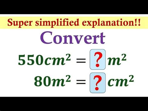 squared cm to squared m