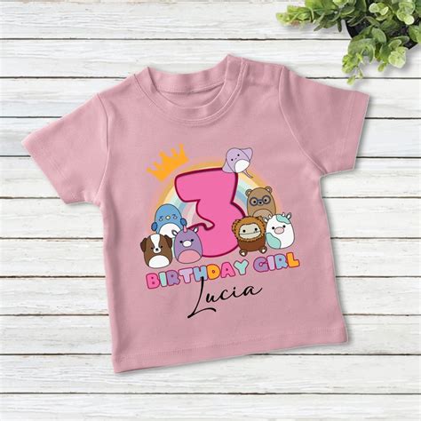 squishmallows birthday shirt