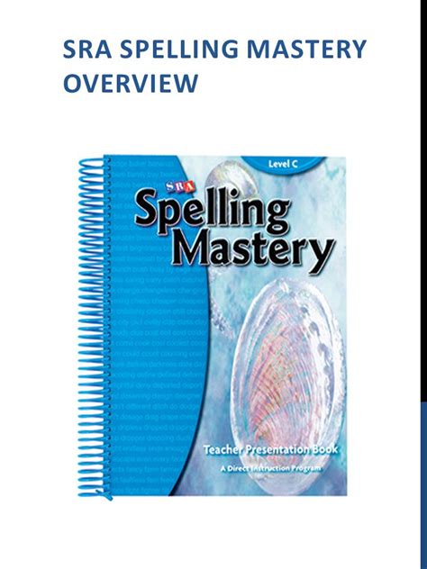 sra spelling mastery placement test Ebook PDF