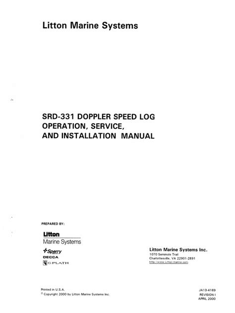 srd 331 manual pdf Epub