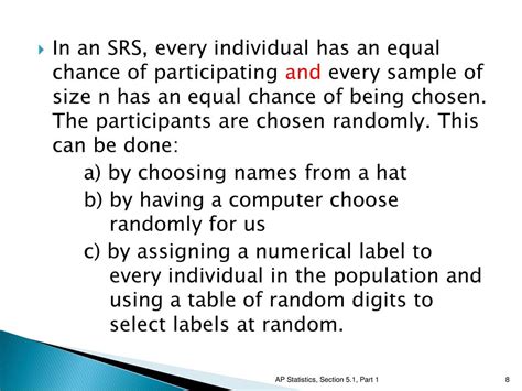 srs using na names in hat random assignment