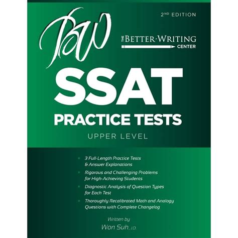 ssat practice tests upper level Reader