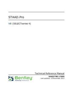 staad pro technical reference manual Doc