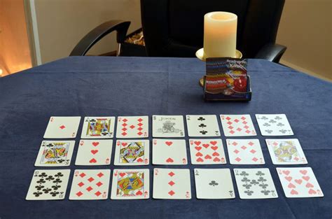 stack of three regular playing cards