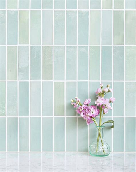 stacked subway tile
