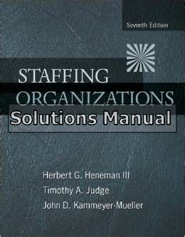 staffing organizations 7th edition pdf Kindle Editon