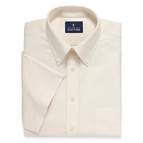 stafford oxford shirt short sleeve