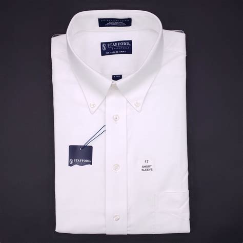 stafford white dress shirts