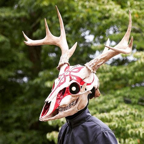 stag skull mask