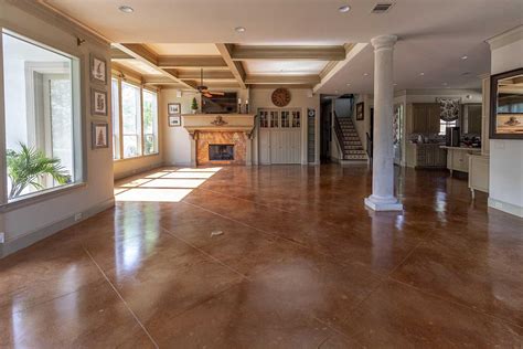 stained concrete floors