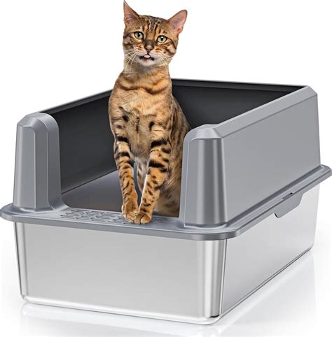 stainless steel cat litter box