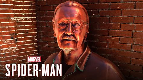 stan lee statue miles morales