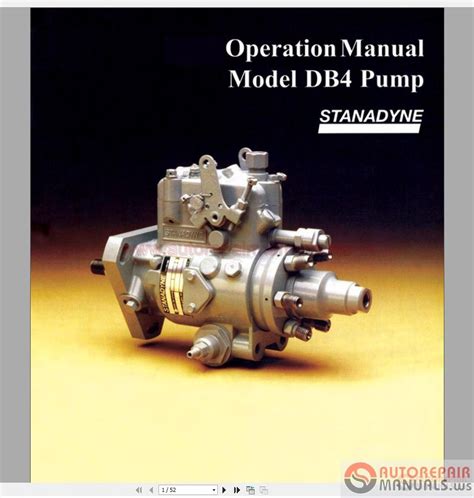 stanadyne diesel fuel pump repair manual PDF