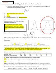 standard deviation problems for ap biology Ebook Kindle Editon