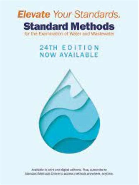 standard methods for the examination of water and wastewater Kindle Editon