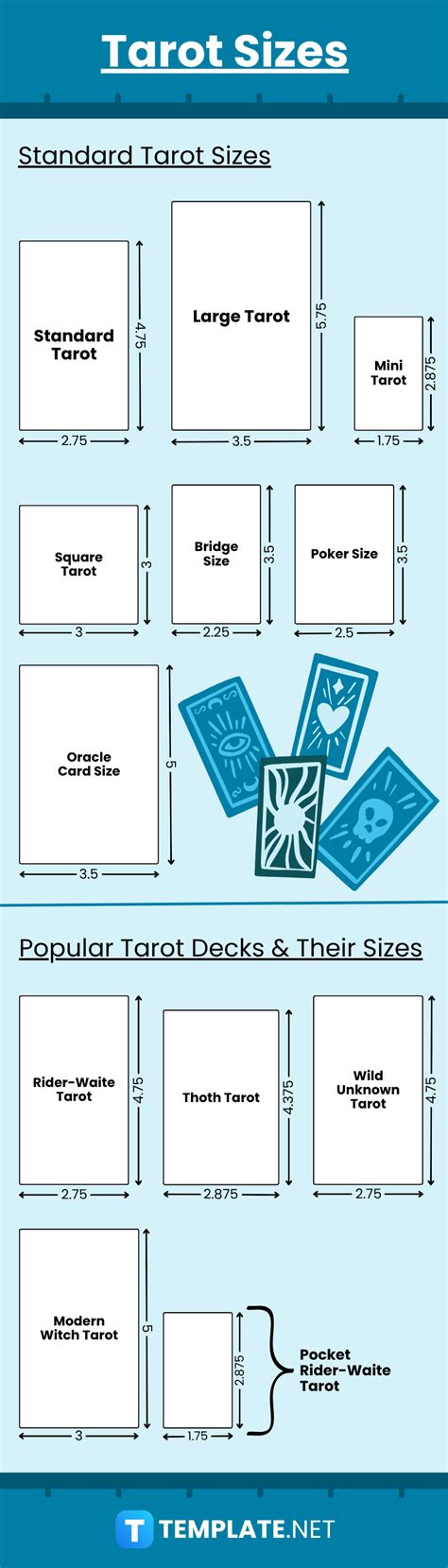 standard tarot card size