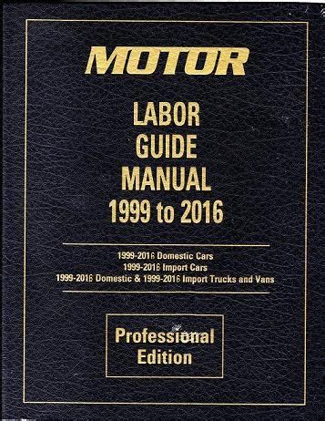 standardized automotive repair labor guide Ebook Kindle Editon