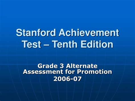 stanford achievement test 10th edition lee county 55235 pdf Kindle Editon