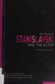 stanislavski and the actor the final acting lessons 193538 Doc