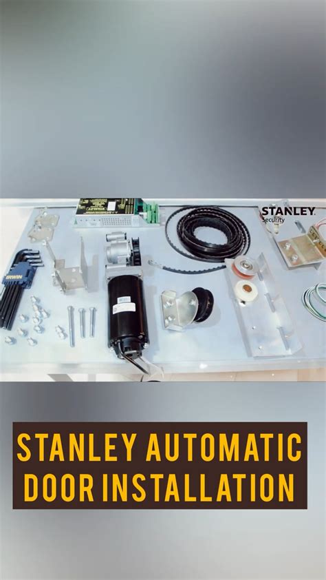 stanley automatic sliding door installers Reader