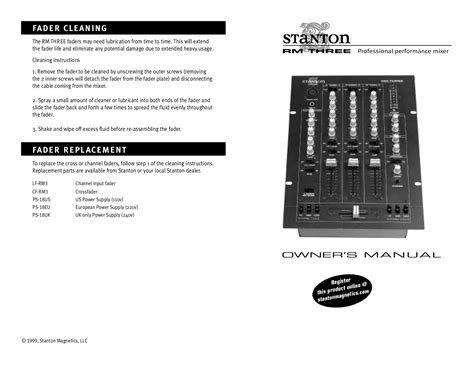 stanton a 900 amps owners manual Epub