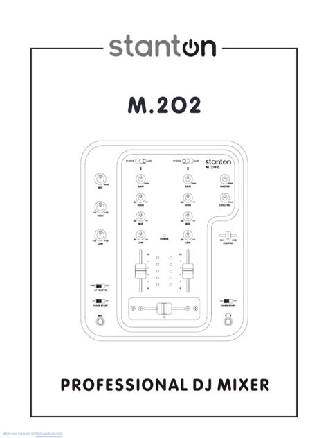 stanton m 202 owners manual PDF