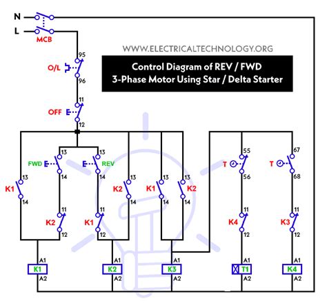 star delta forward reverse control circuit diagram Kindle Editon