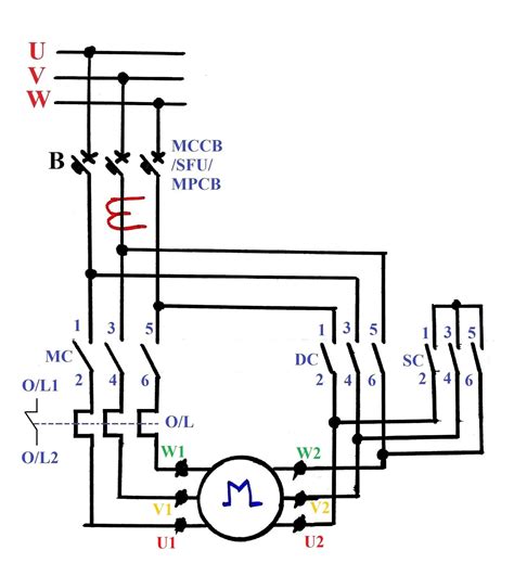 star delta power circuit diagram PDF