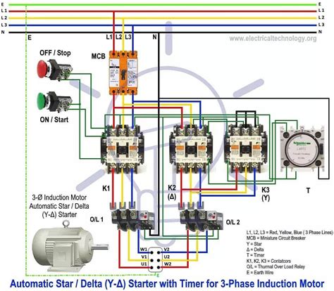 star delta starter circuit diagram lampt PDF