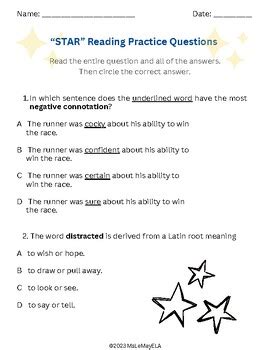 star test practise