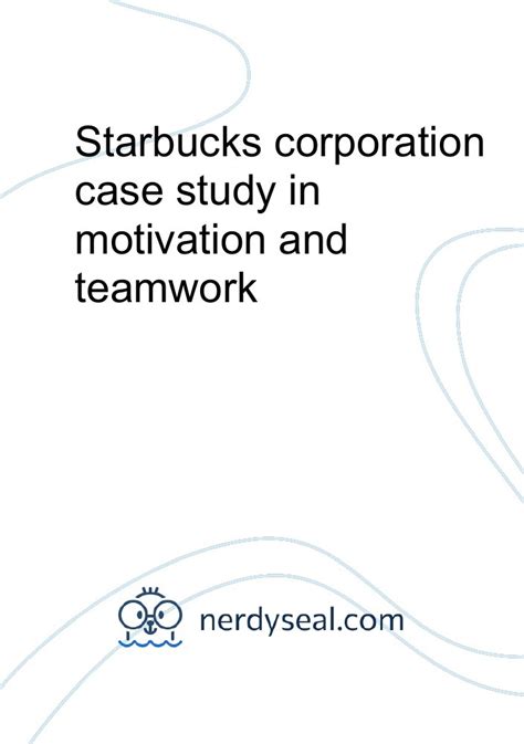 starbucks-corporation-case-study-in-motivation-and-teamwork-free Ebook Reader