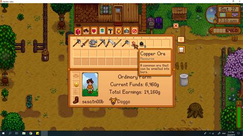 stardew copper ore