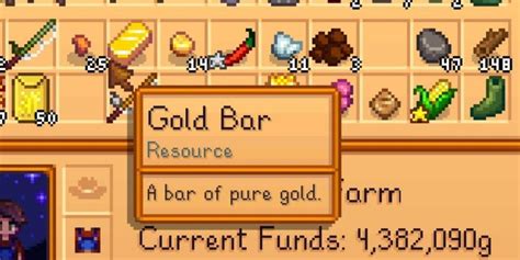 stardew gold bar